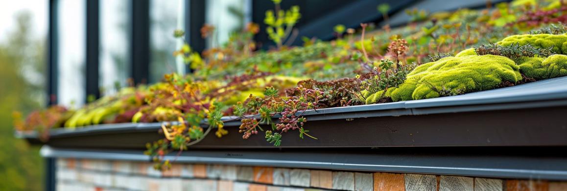 Begrünte Dachfläche