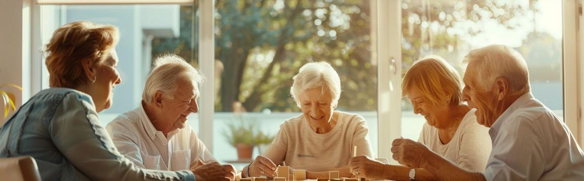 Seniorenpflege und Interaktion