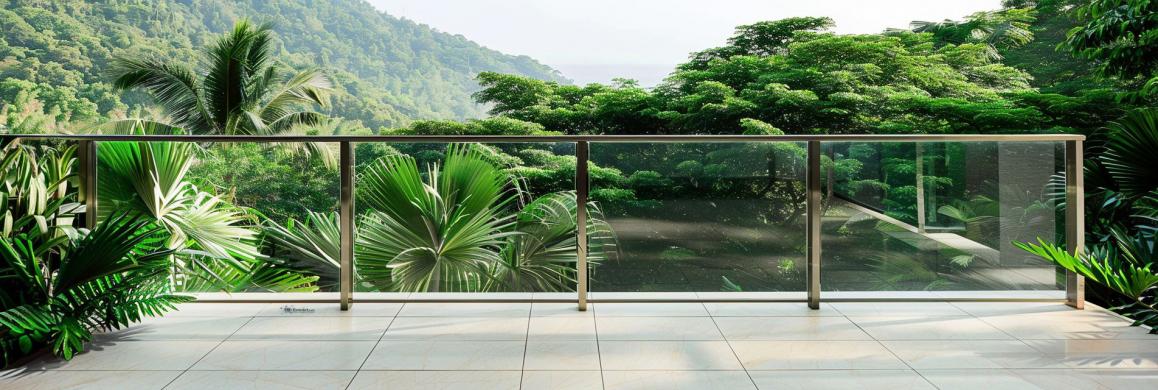 Terrasse mit Tropenblick