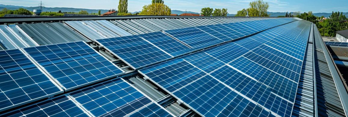 Solarmodule auf Dachfläche