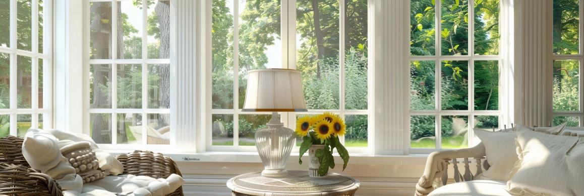 Helles Wohnzimmerfenster